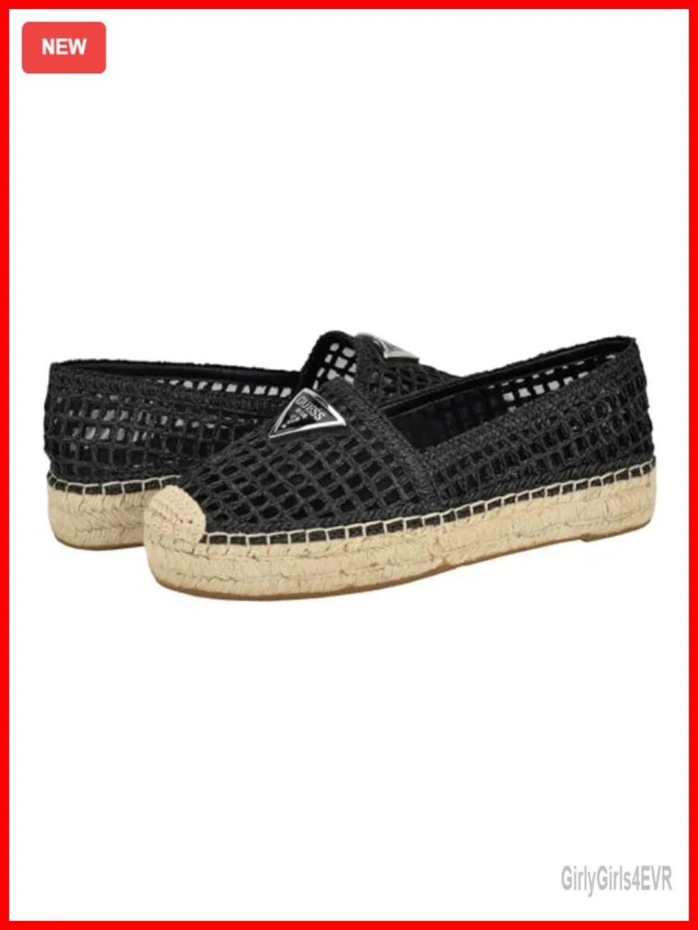 Women's Espadrilles Ballet Flats Raffia Overlay Slip-On